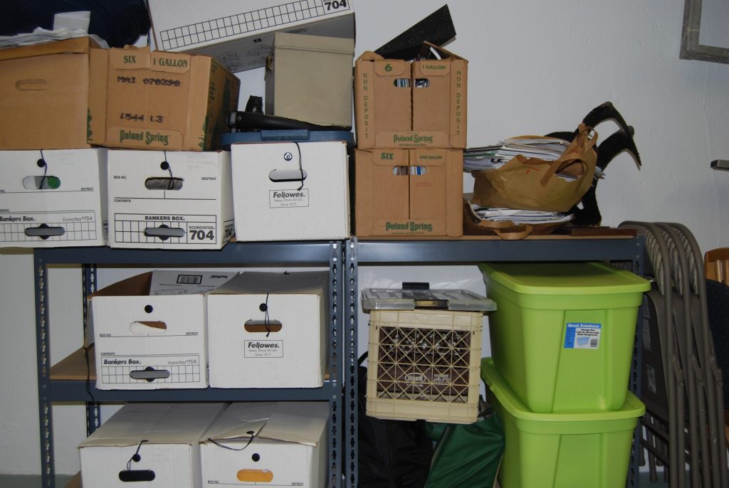 Boxes representing a lifetime before retirement