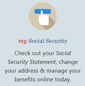To claim Social Security first set up your own account image