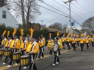drum & bugle corp in Thanksgiving parade
