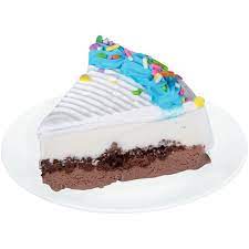Slice of carvel ice cream cake for my 60th birthday