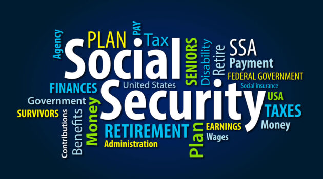 Social Security word cloud