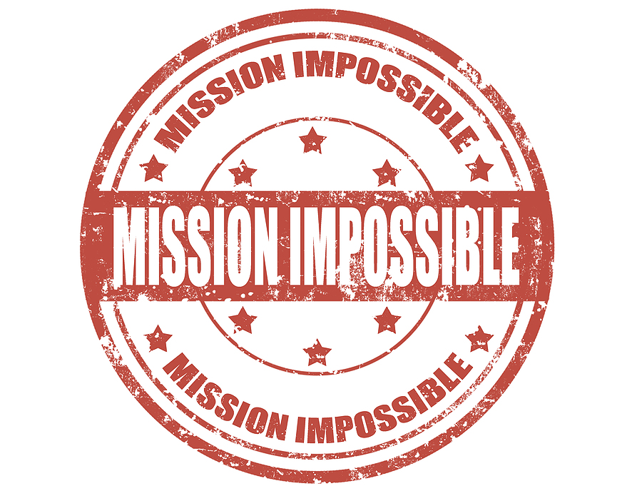 circle with "Mission Impossible" in the middle representing how we're asking retirees to do the impossible