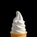 photo of soft serve vanilla ice cream