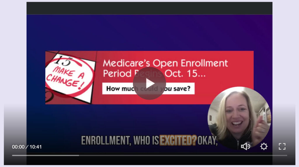 Screen shot of Hey Moe video about this new software solution for Part D plans