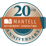 Mantell Retirement Consulting 20th anniversary logo