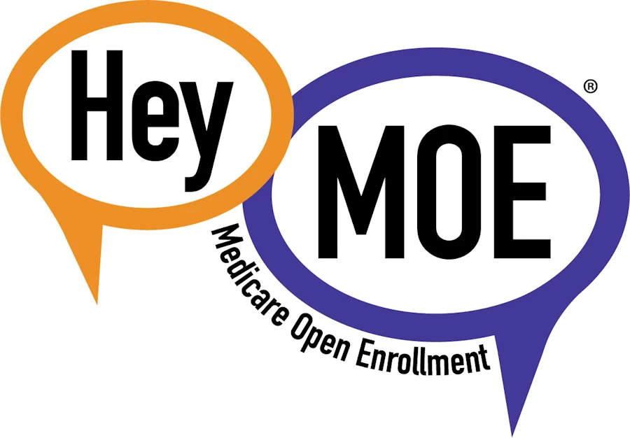 medicare open enrollment "Hey MOE" logo