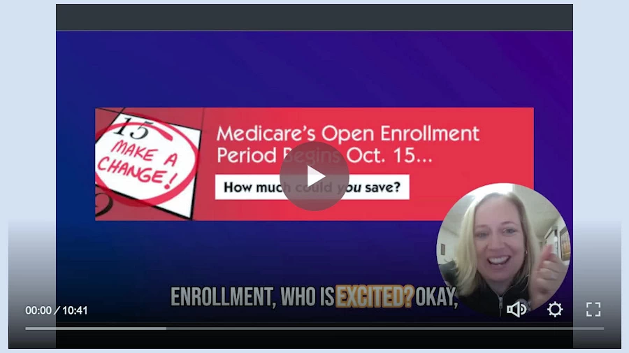 Medicare Open Enrollment video on HeyMOE