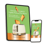 Cover of my book Social Security: Lightly Toasted, Not Burnt on a kindle and smart phone